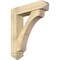 Ekena Millwork Legacy Arts and Crafts Rough Sawn Bracket w/ Offset Brace, Douglas Fir, 8"W x 34"D x 40"H BKT0806X34X40LEC03RDF - alternate 1